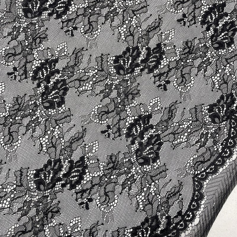 Lace Fabric Cutwork Jacquard Nylon for Bridal Wholesale Supplier 5